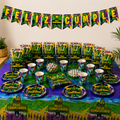 Pack Decoración Cumpleaños Gamer para 12 Personas