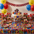 Pack Decoración Cumpleaños Super Hero Girls para 12 Personas