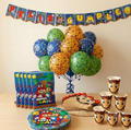 Pack Decoración Cumpleaños Súper Mario para 18 Personas