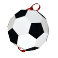 Piñata Pelota Fútbol Blanco con Azul