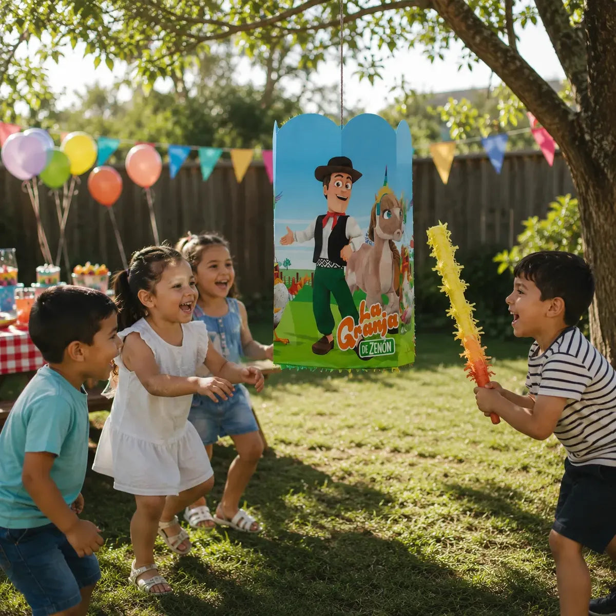 Pack Decoración Cumpleaños La Granja De Zenón para 36 Personas