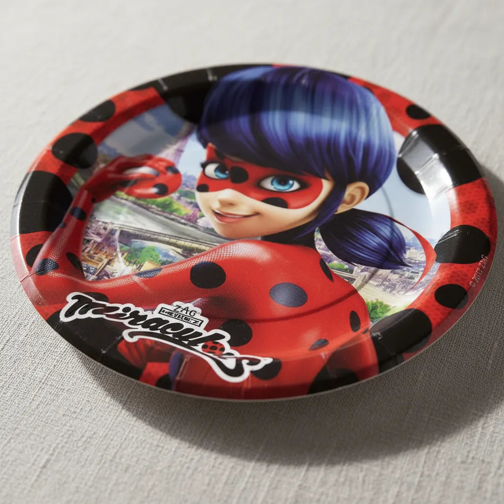 Pack Decoración Cumpleaños Ladybug para 36 Personas