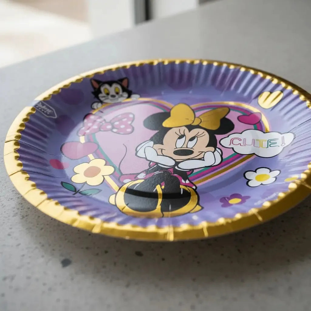Pack Decoración Cumpleaños Minnie Mouse para 12 Personas