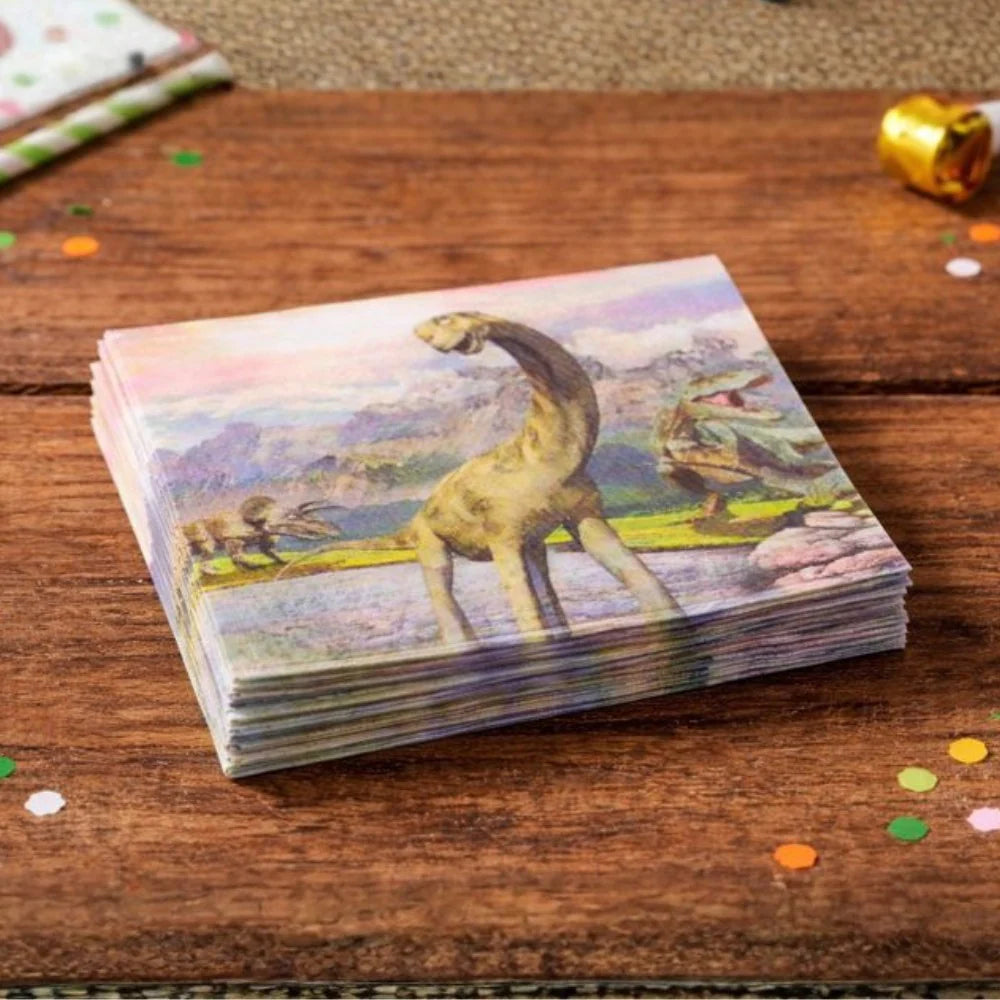 Pack Decoración Cumpleaños Dinosaurio para 36 Personas
