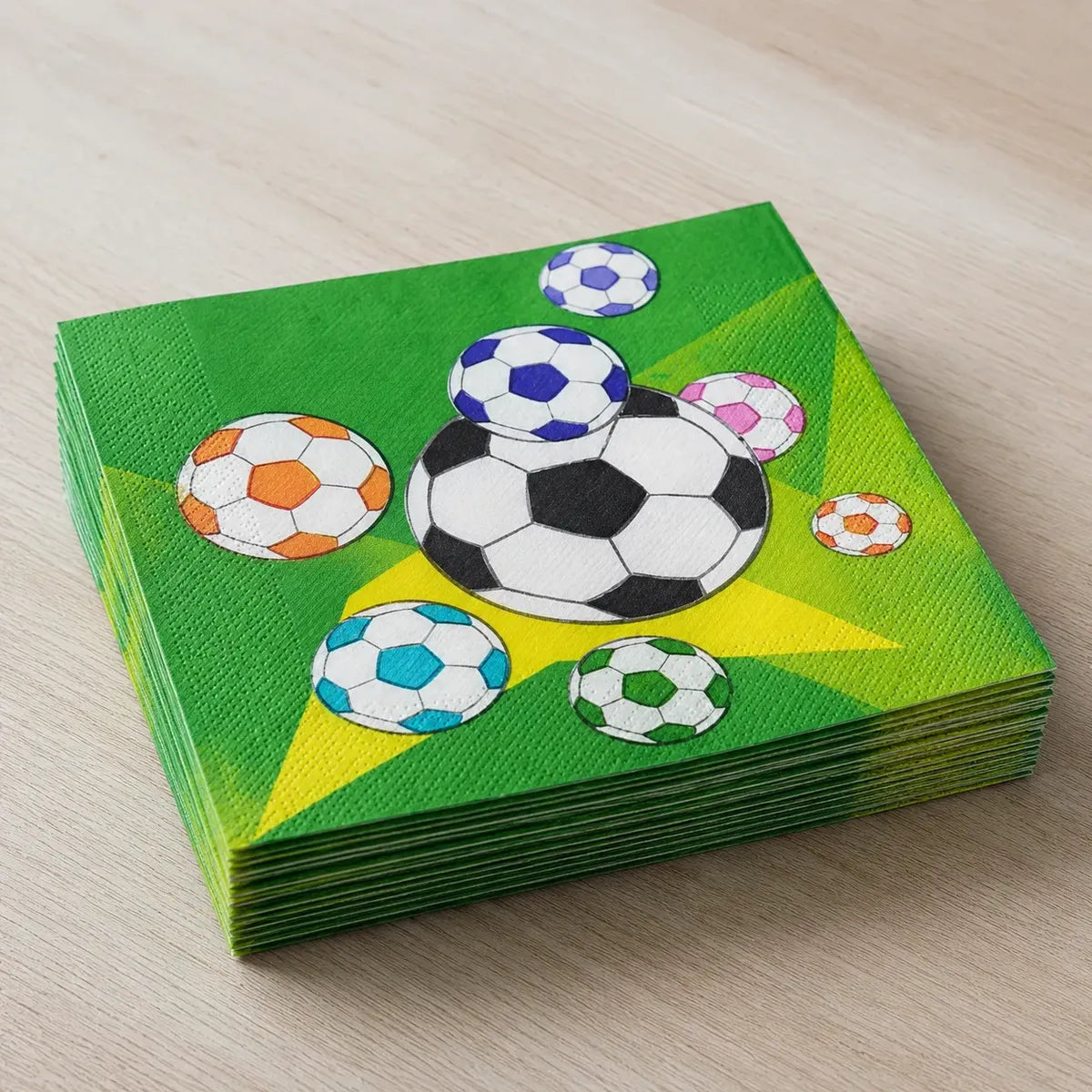 Pack Decoración Cumpleaños Fútbol para 36 Personas