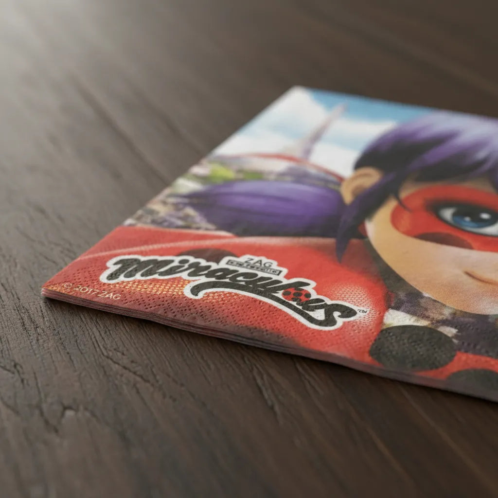 Pack Decoración Cumpleaños Ladybug para 12 Personas
