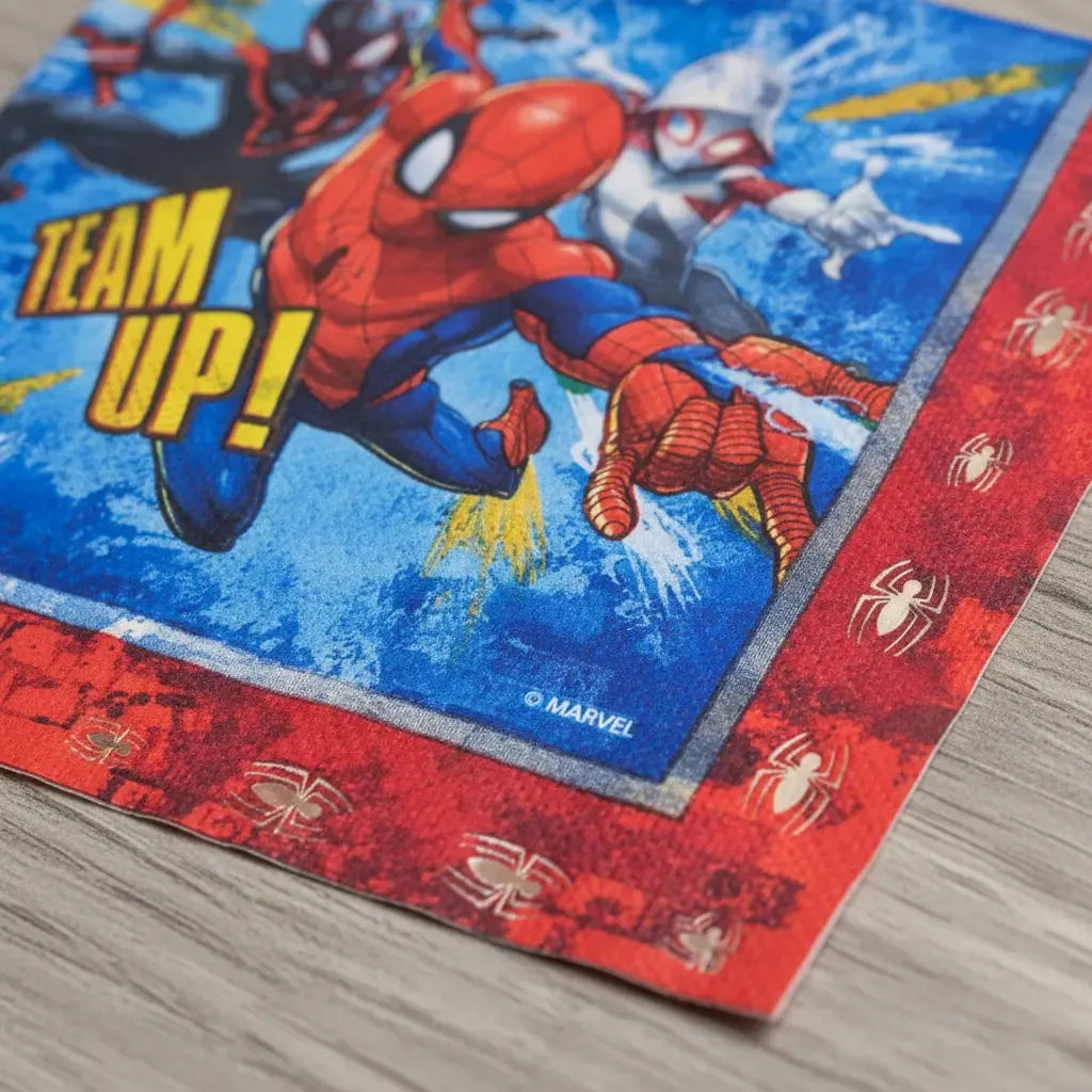 Pack Decoración Cumpleaños Spiderman para 36 Personas