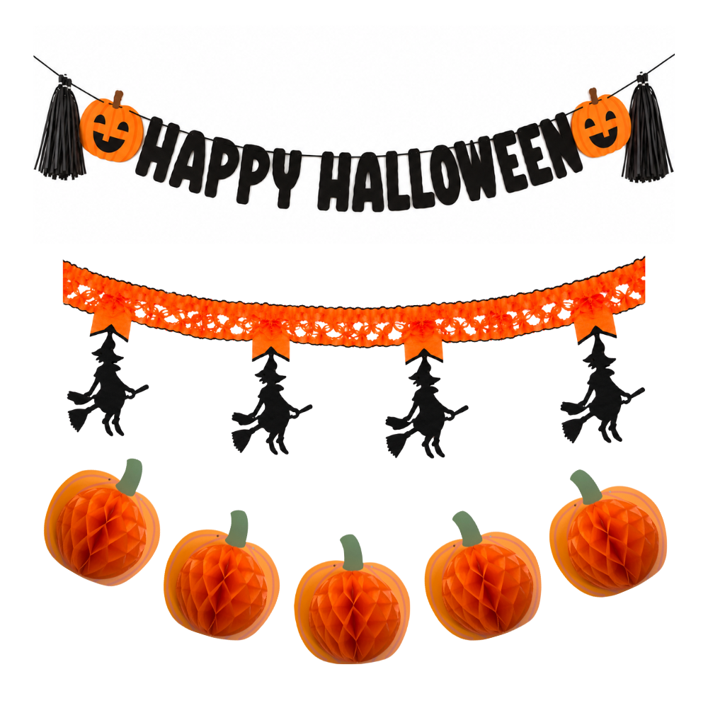 Set 3 Guirnaldas Halloween