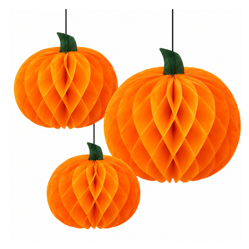 Colgante Calabaza Halloween x 3