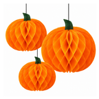 Colgante Calabaza Halloween x 3