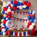 Set Decoración Fiestas Patrias Chile Viva Chile con Globos