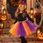 Set Faldita y Antifaz Brujita Halloween