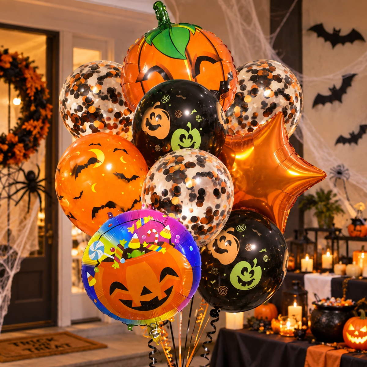 Set 9 Globos Halloween