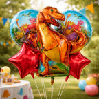 Pack Decoración Cumpleaños Dinosaurio Jurásico para 18 Personas