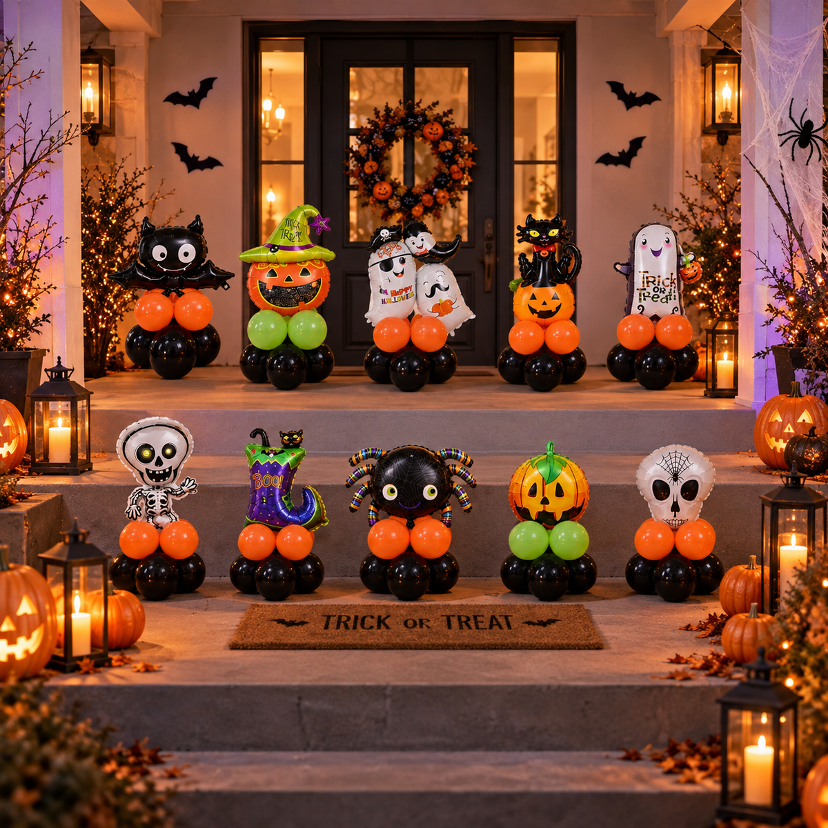 Set Globos Halloween Figuras