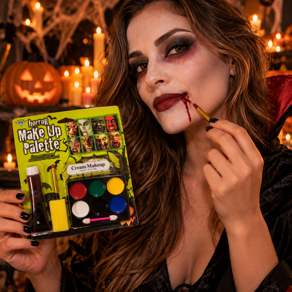 Set Maquillaje 6 Colores con Sangre Falsa