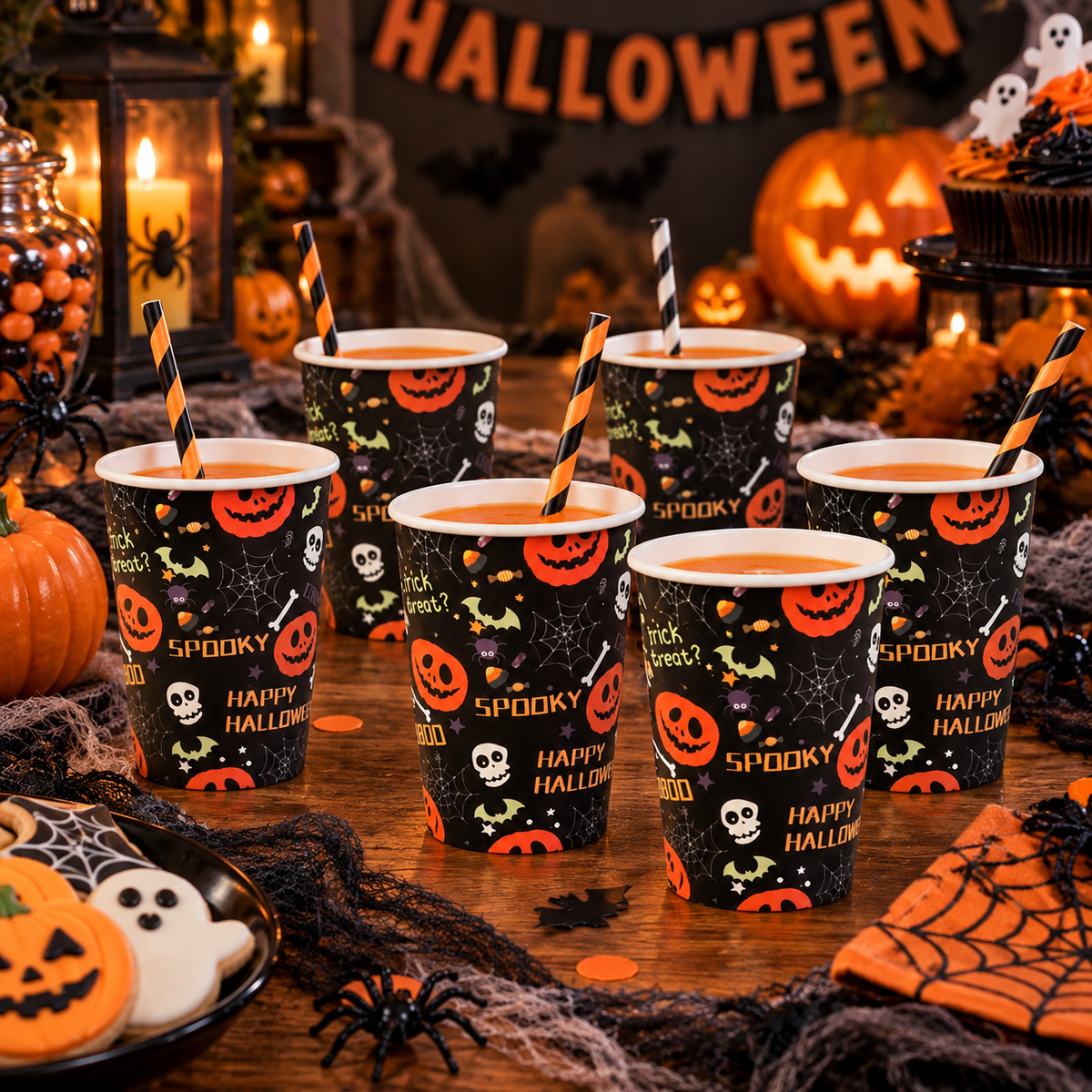 Vasos Halloween x 6