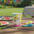 Pack Decoración Cumpleaños Llama para 12 Personas