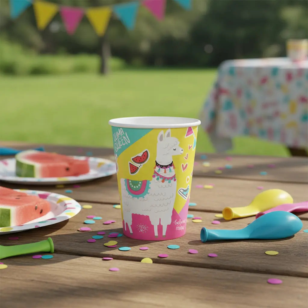 Pack Decoración Cumpleaños Llama para 36 Personas