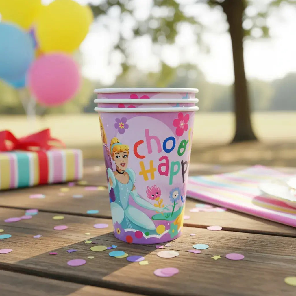 Pack Decoración Cumpleaños Princesas Disney para 30 Personas