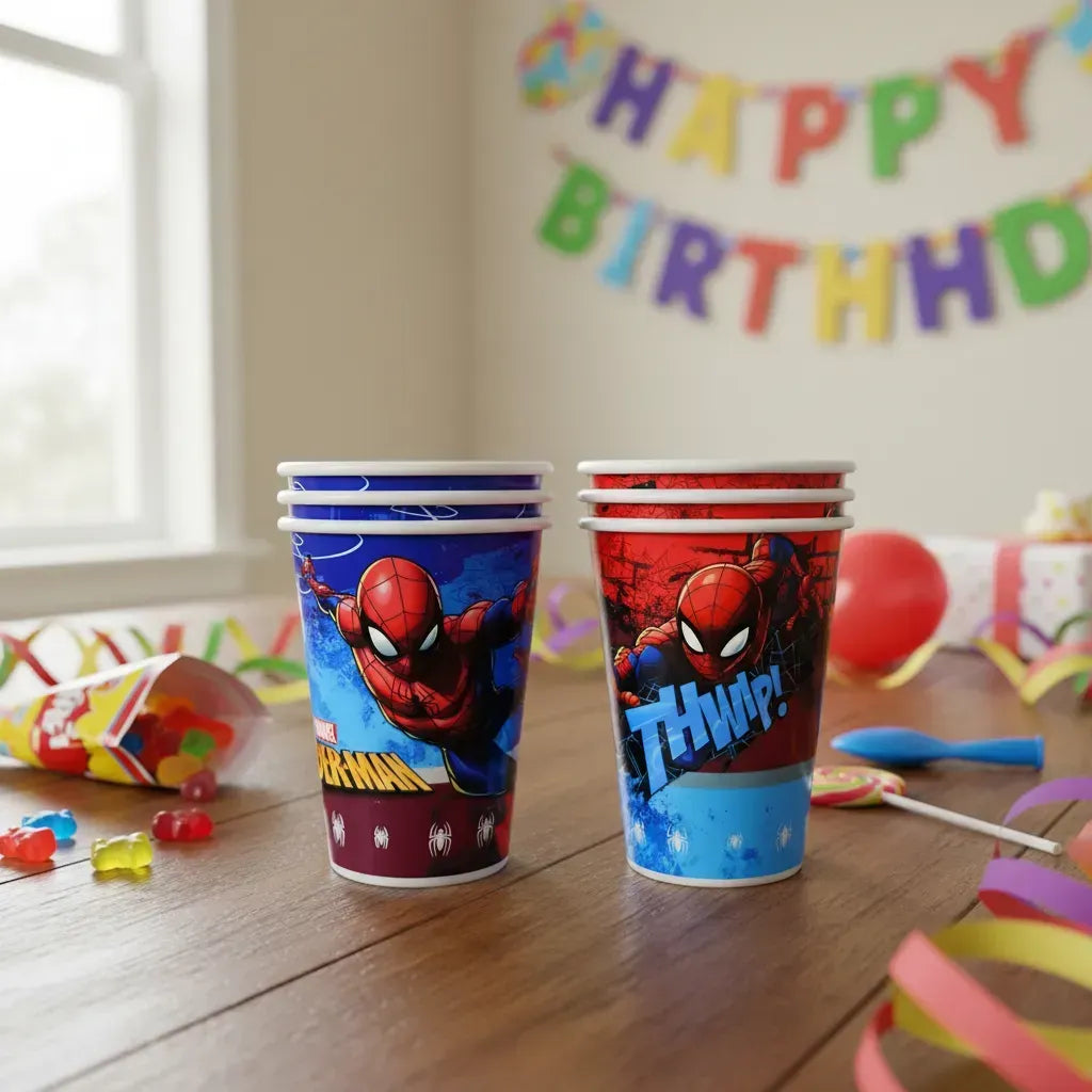 Pack Decoración Cumpleaños Spiderman para 36 Personas