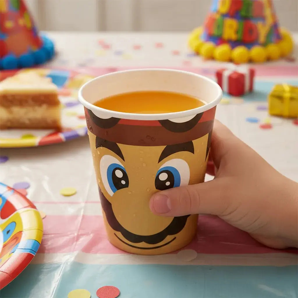 Pack Decoración Cumpleaños Súper Mario para 18 Personas