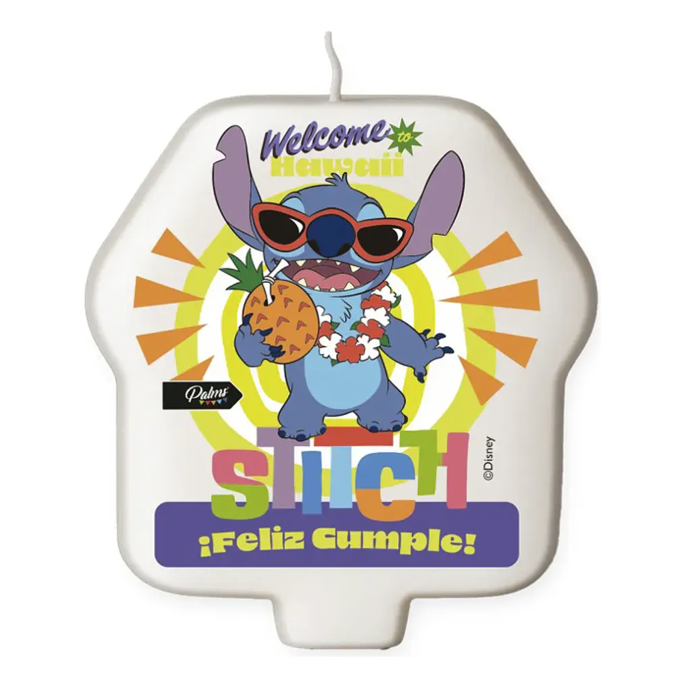 Vela Cumpleaños Stitch
