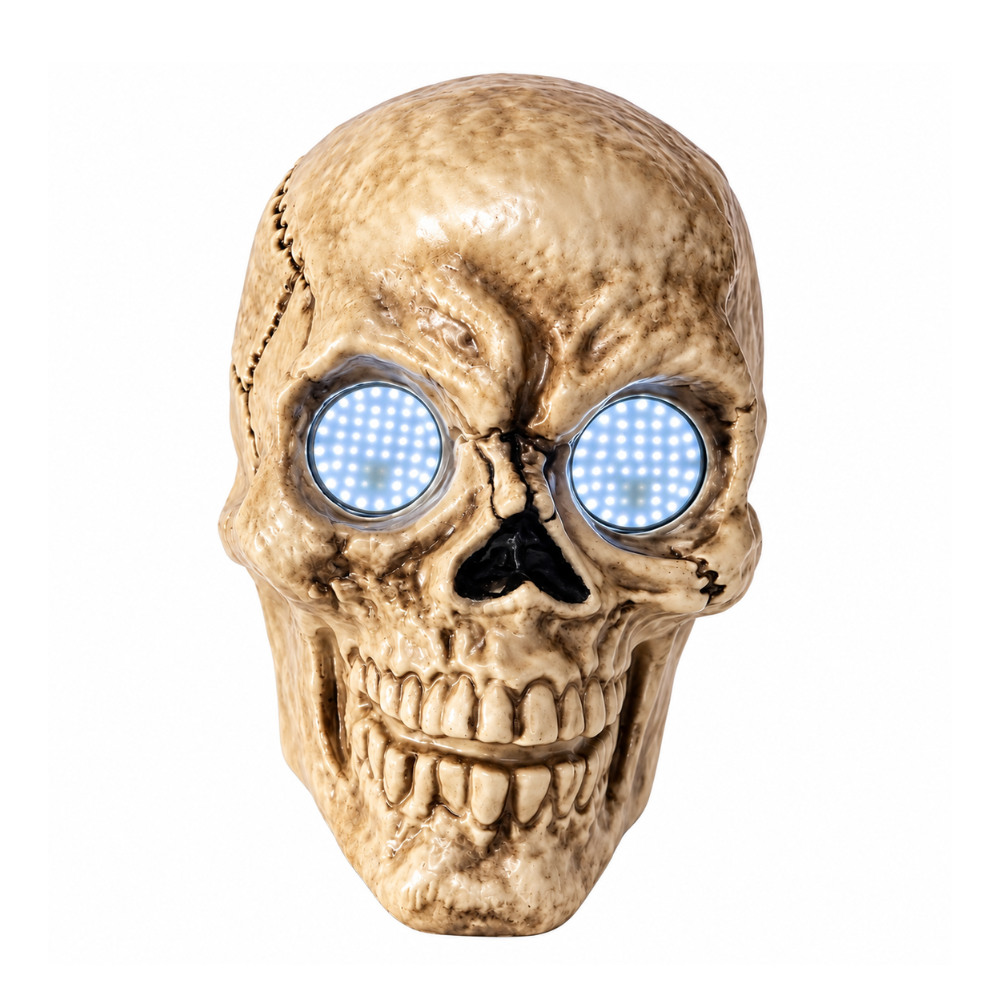 Calavera Ojos Led 50 Cm